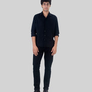 Slim Straight Black Wash