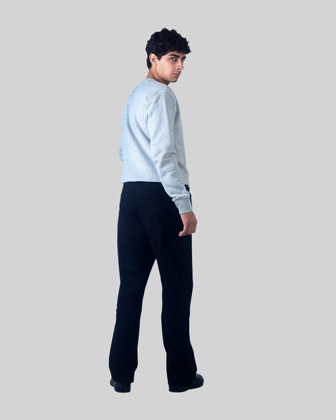 Relaxed Straight Black Wash