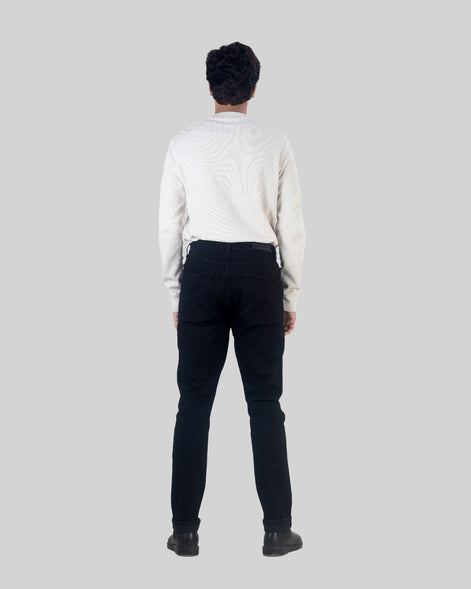 Slim Straight Black Wash