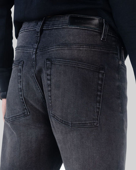 Slim Tapered Dark Grey Wash
