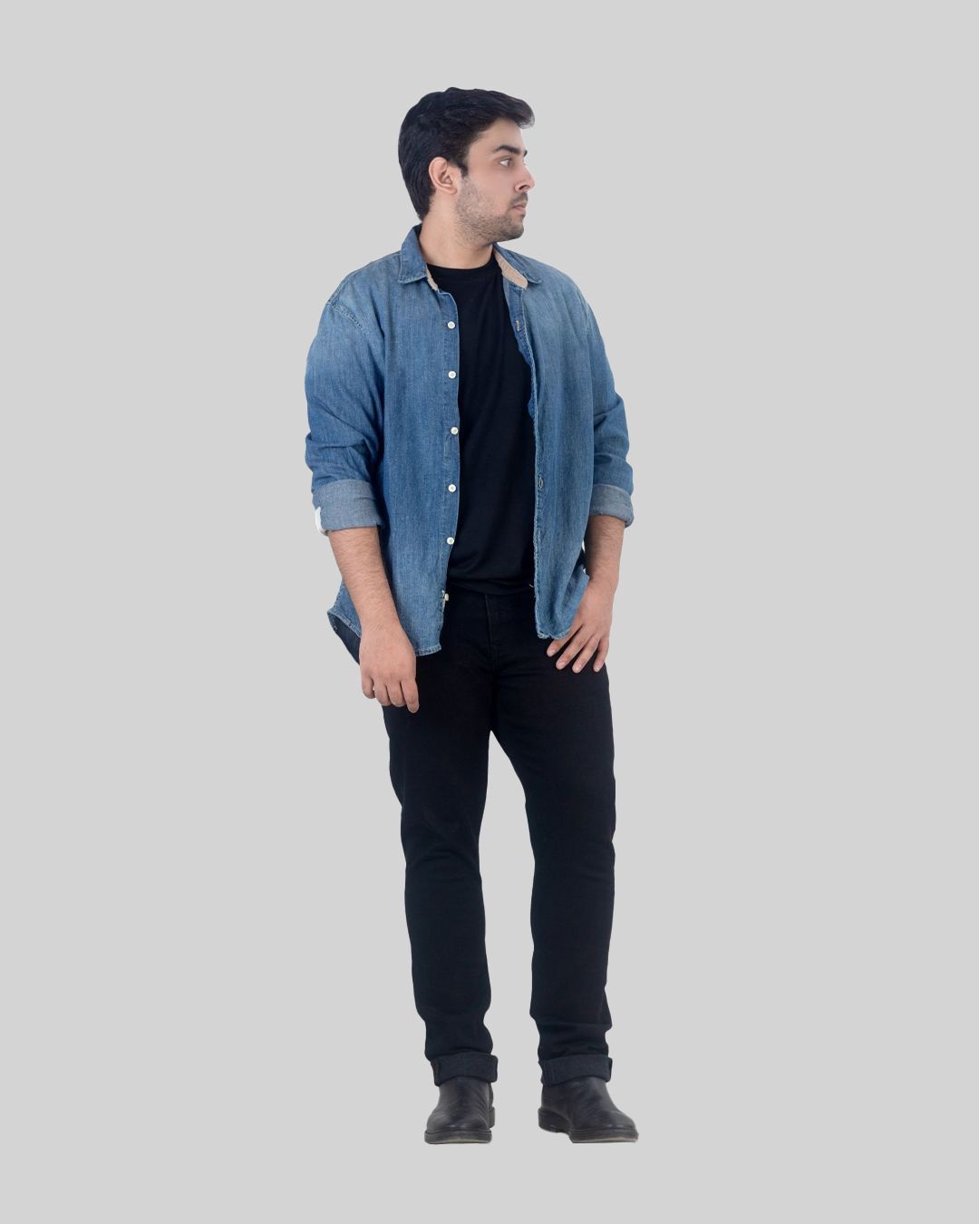 Slim Tapered Black Wash