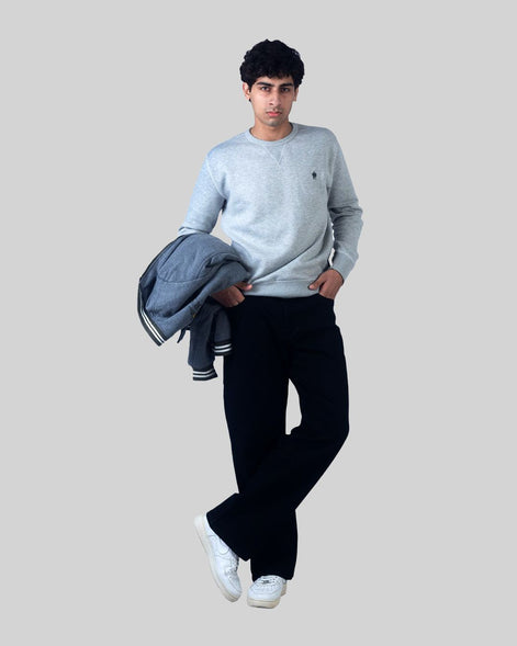 Relaxed Straight Black Wash