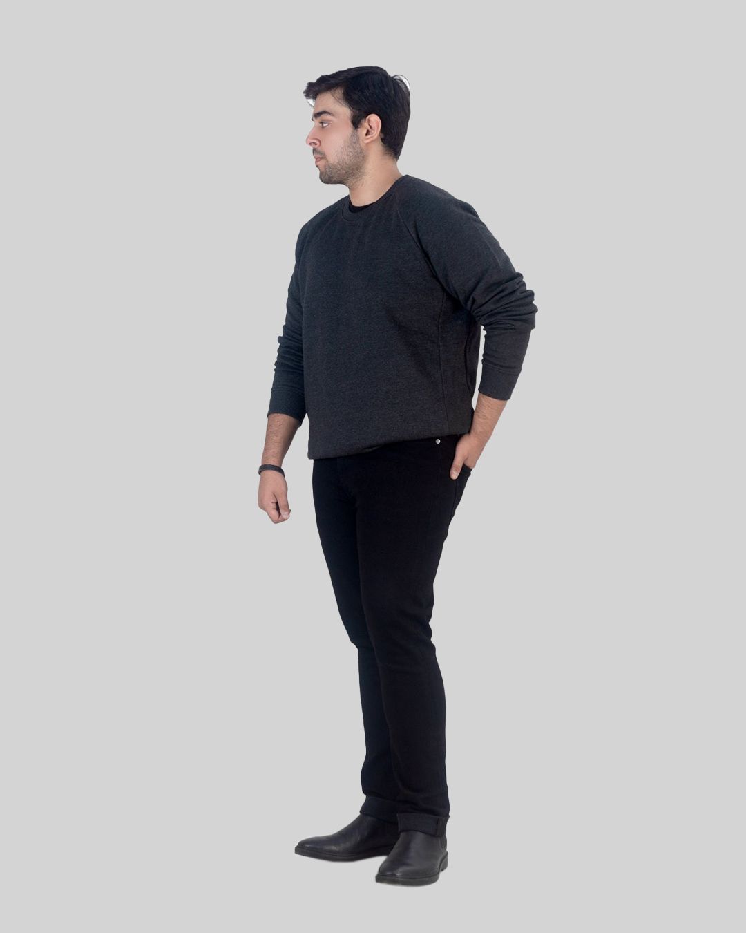 Slim Tapered Black Wash