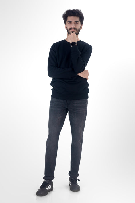 Slim Tapered Dark Grey Wash