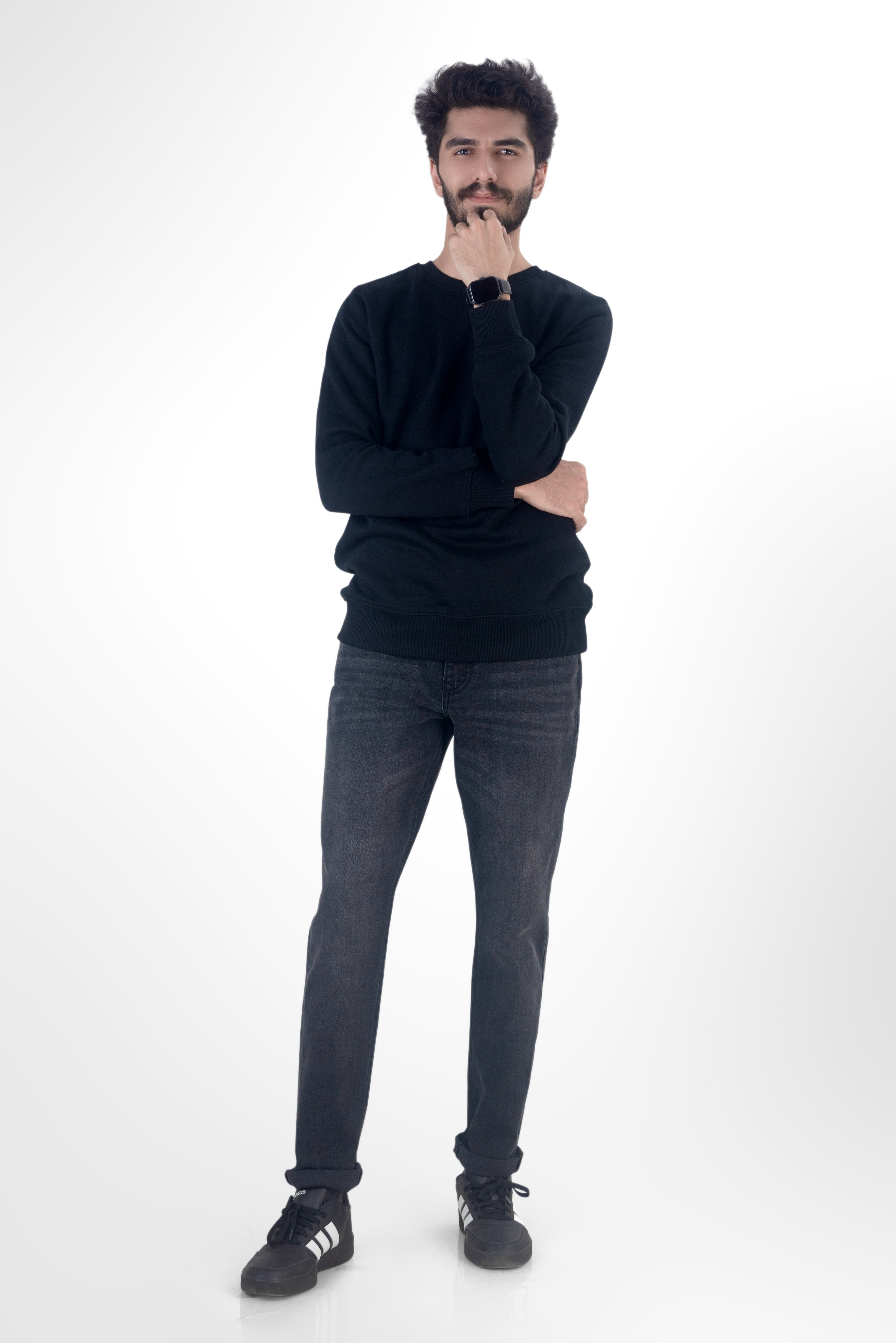 Slim Tapered Dark Grey Wash