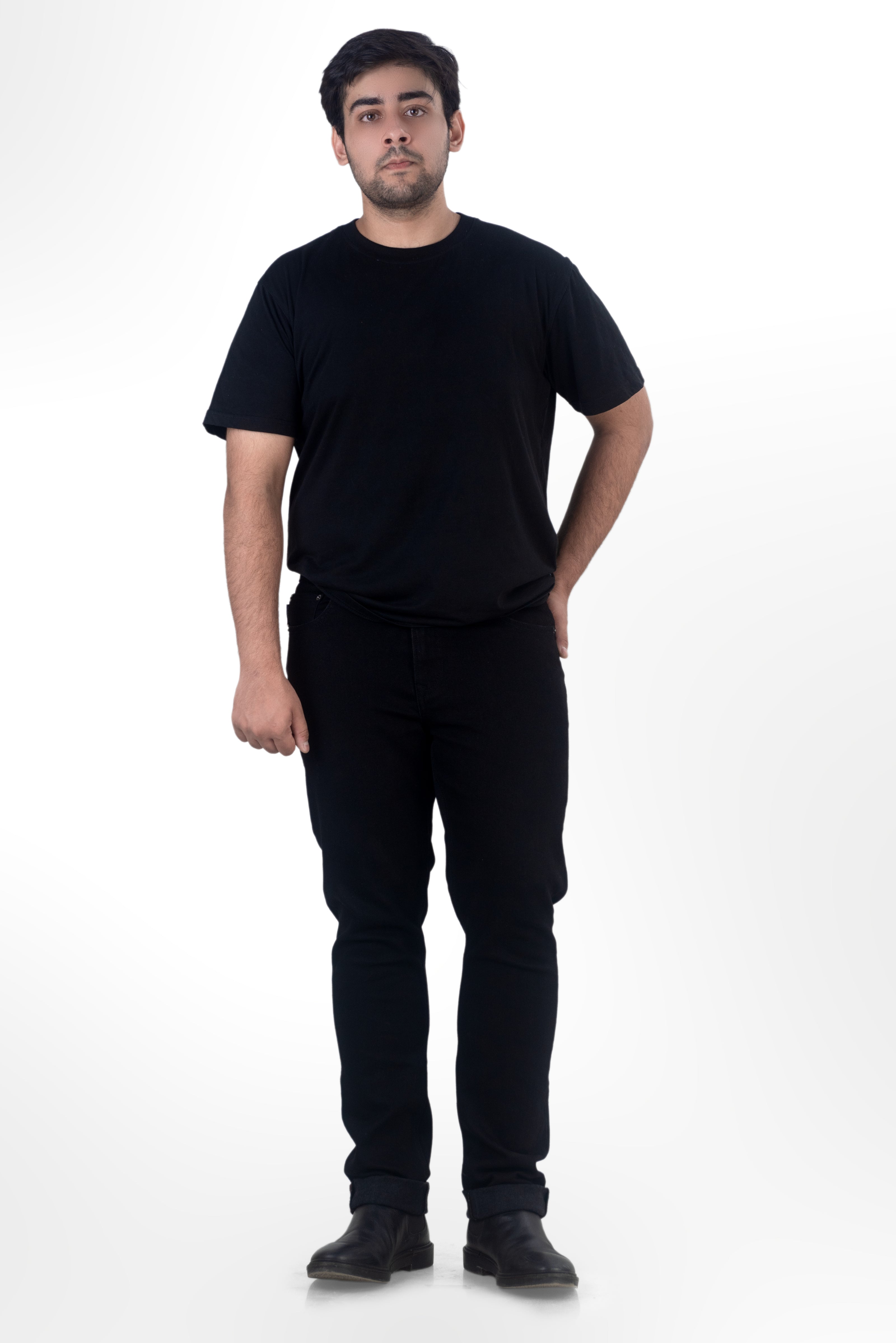 Slim Tapered Black Wash