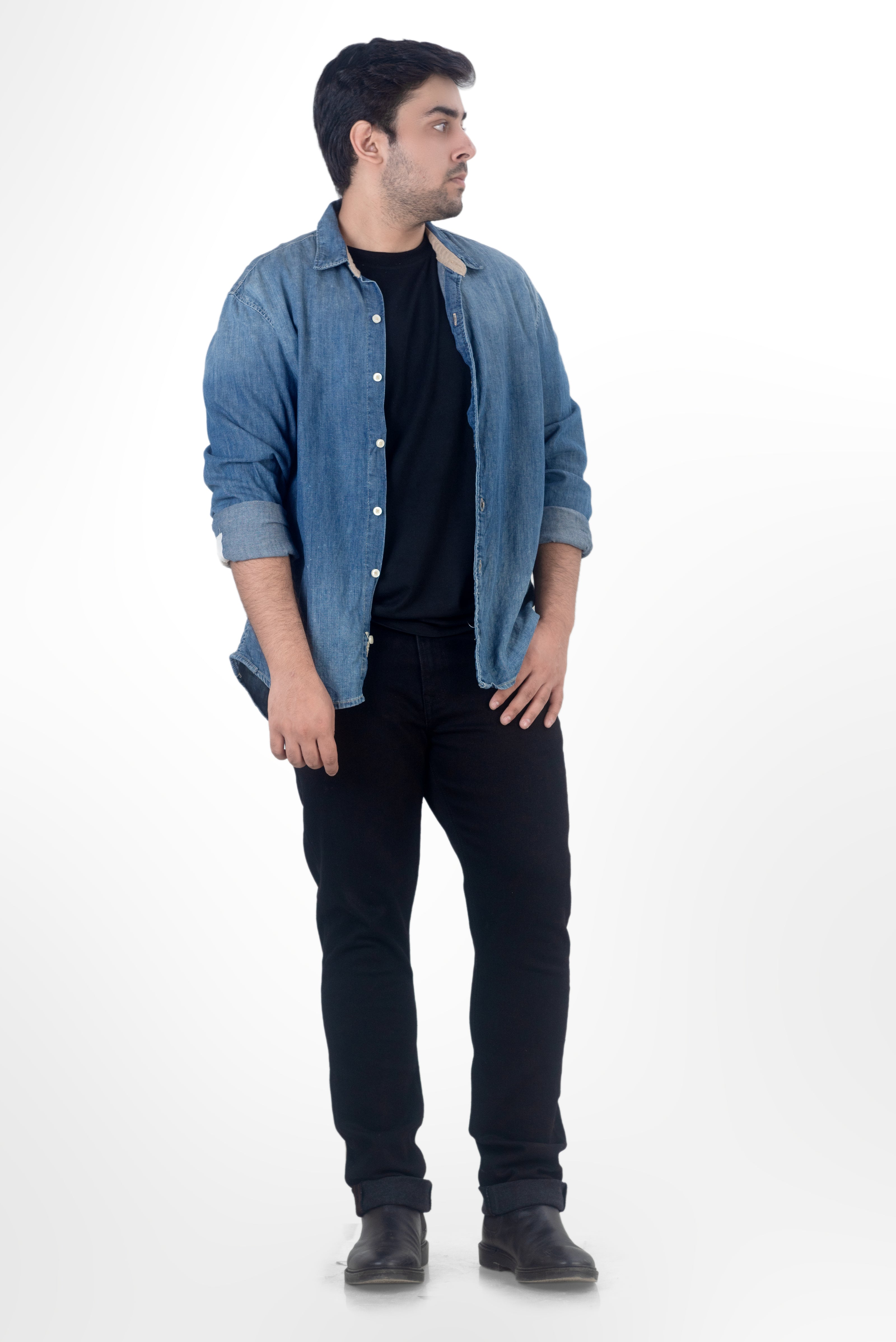 Slim Tapered Black Wash