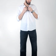 Relaxed Straight Gun Metal Black
