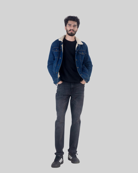 Slim Tapered Dark Grey Wash