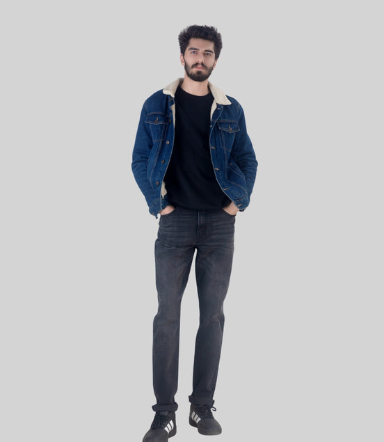 Slim Tapered Dark Grey Wash