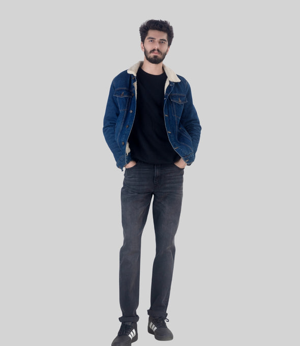 Slim Tapered Dark Grey Wash