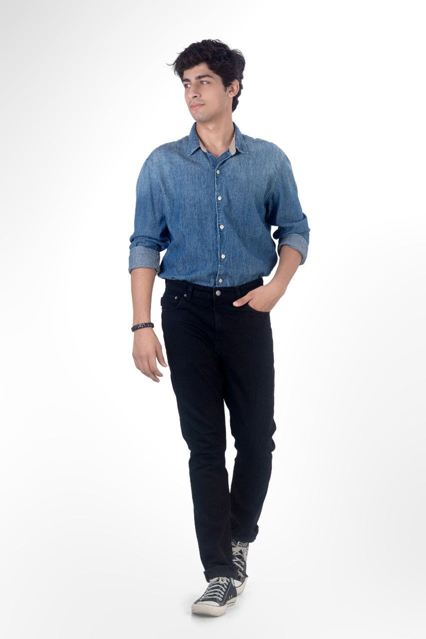 BLACK SLIM FIT JEANS